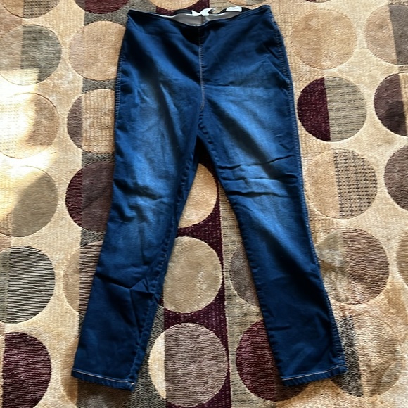 Anne Klein Denim - Anne Klein pull on tummy control denim leggings